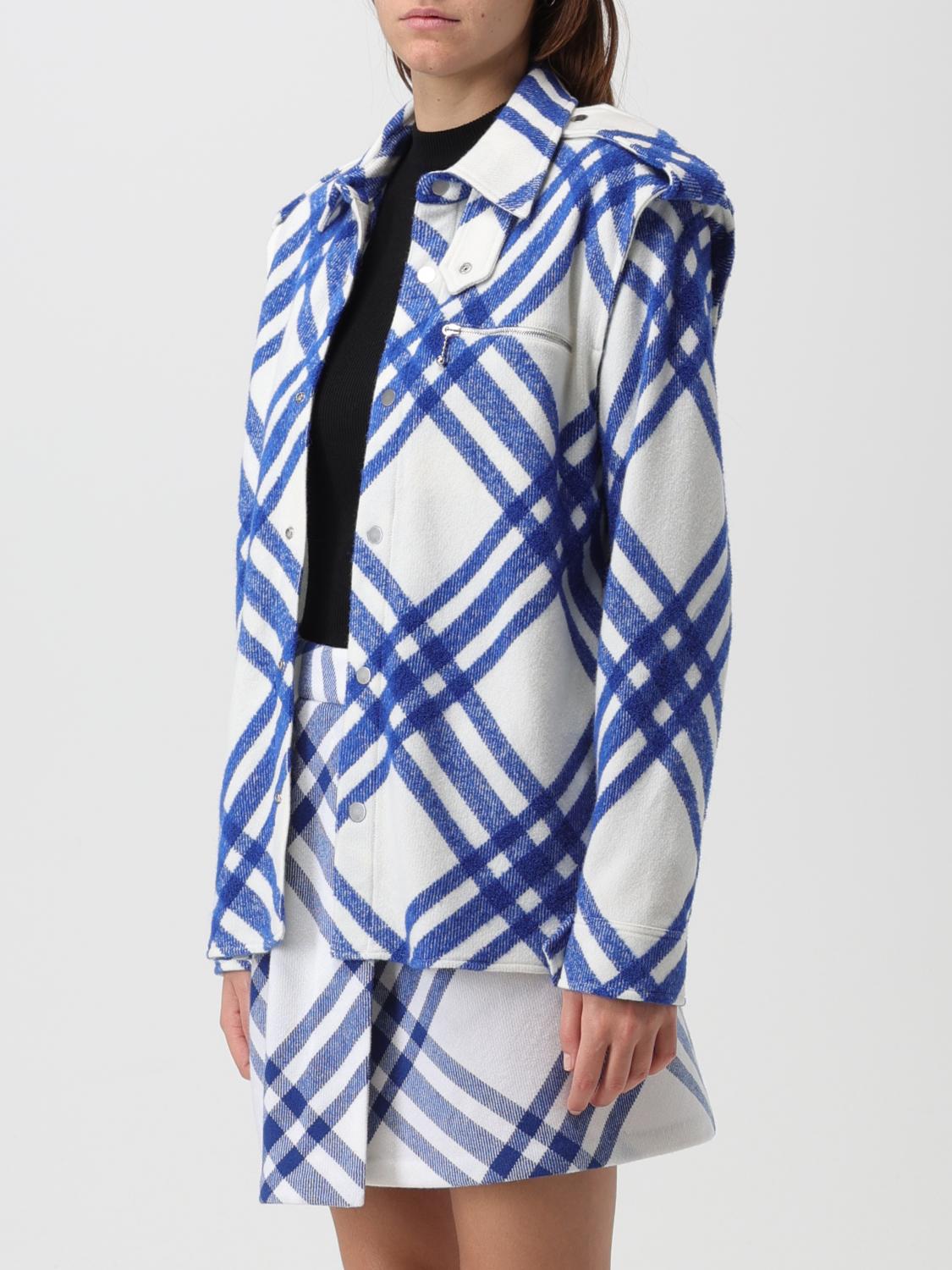 BURBERRY: Skirt woman - Blue | Burberry shirt 8077464 online