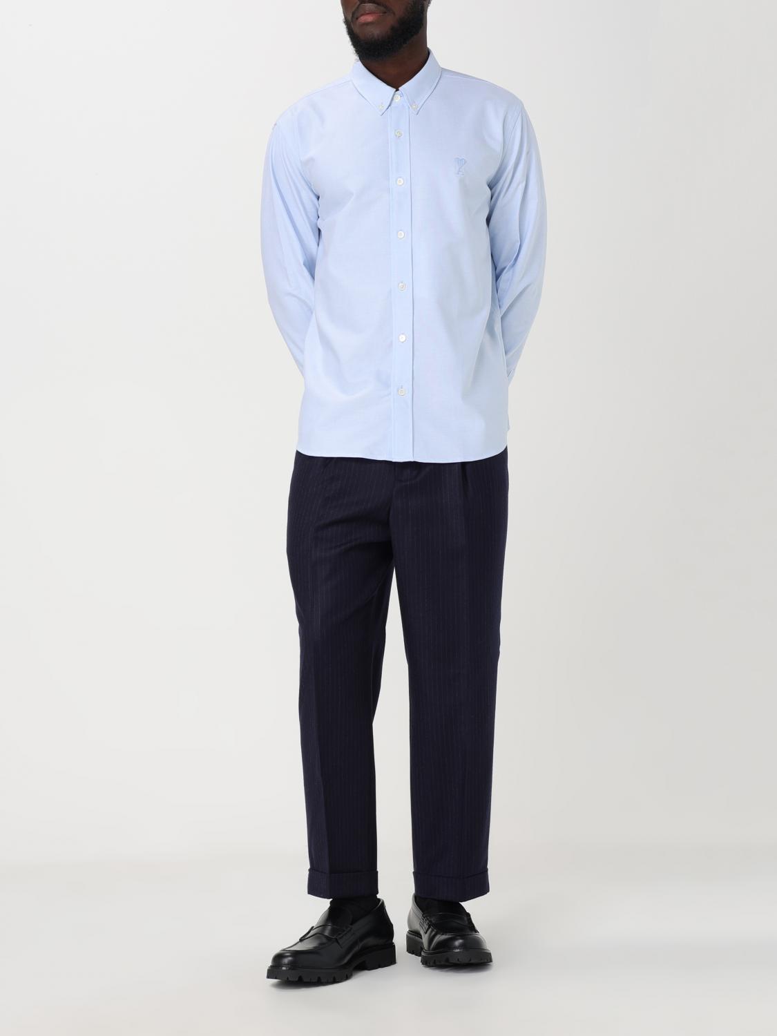 AMI PARIS SHIRT: Shirt men Ami Paris, Blue - Img 2