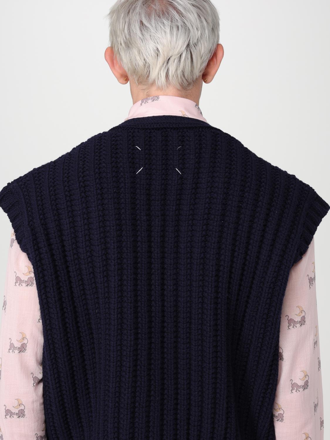 Maison Margiela wool vest - Blue | S67HP0012S18346 | GIGLIO.COM