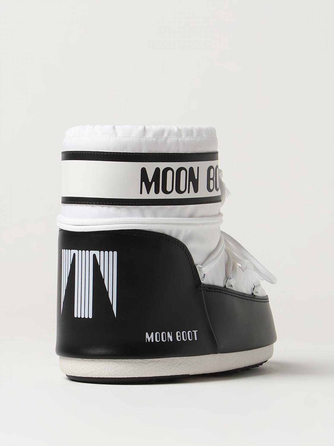 MOON BOOT FLACHE STIEFELETTEN: Schuhe damen Moon Boot, Weiß - Img 3