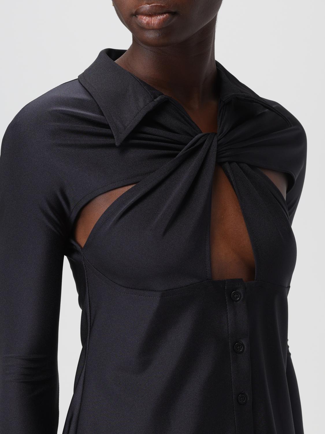 COPERNI CAMISA: Top mujer Coperni, Negro - Img 5