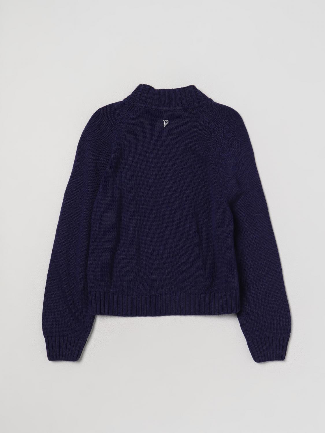 DONDUP KIDS PULL: Pull enfant Dondup, Bleu - Img 2