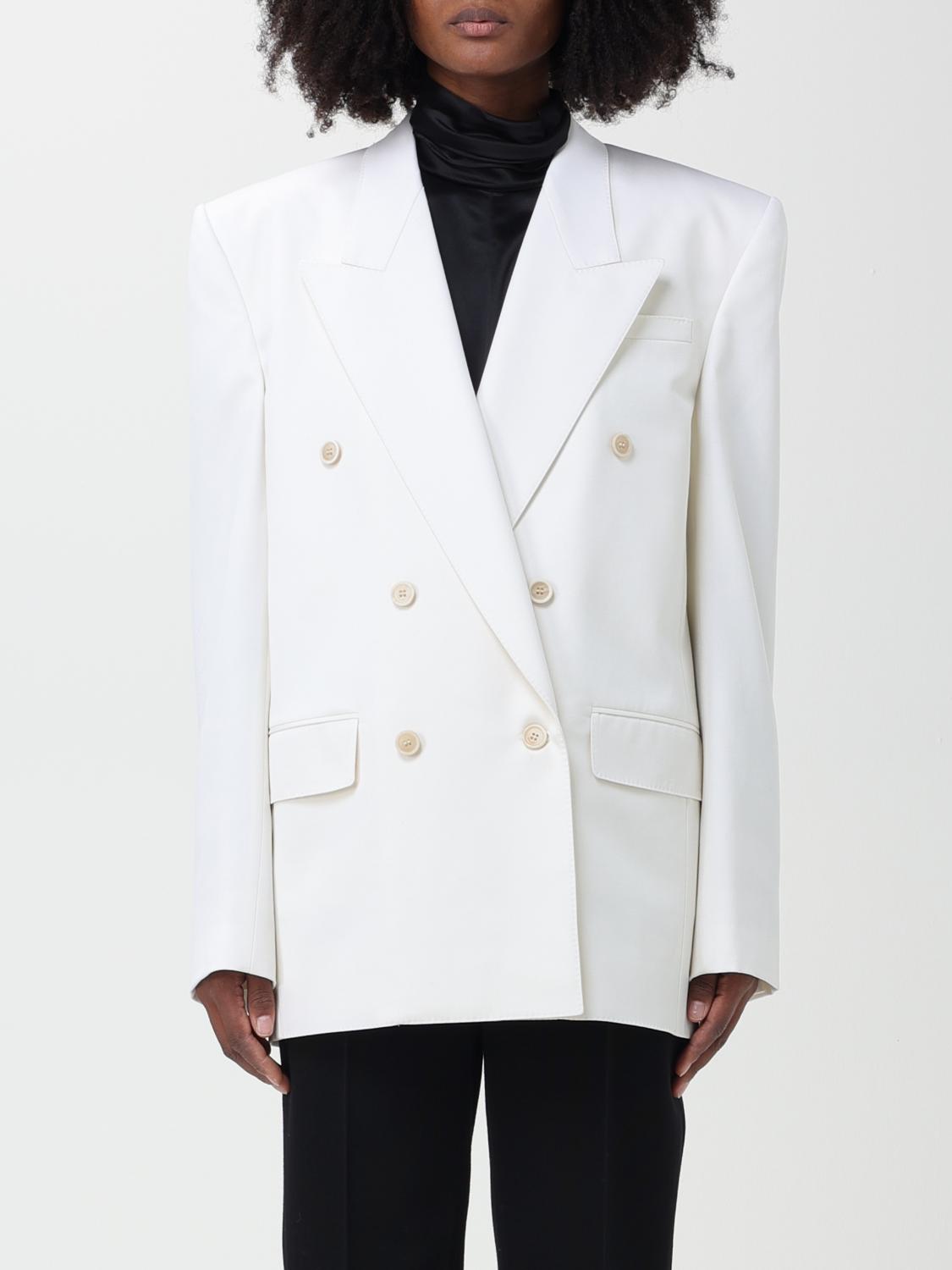 SAINT LAURENT BLAZER: Blazer damen Saint Laurent, Weiß - Img 1