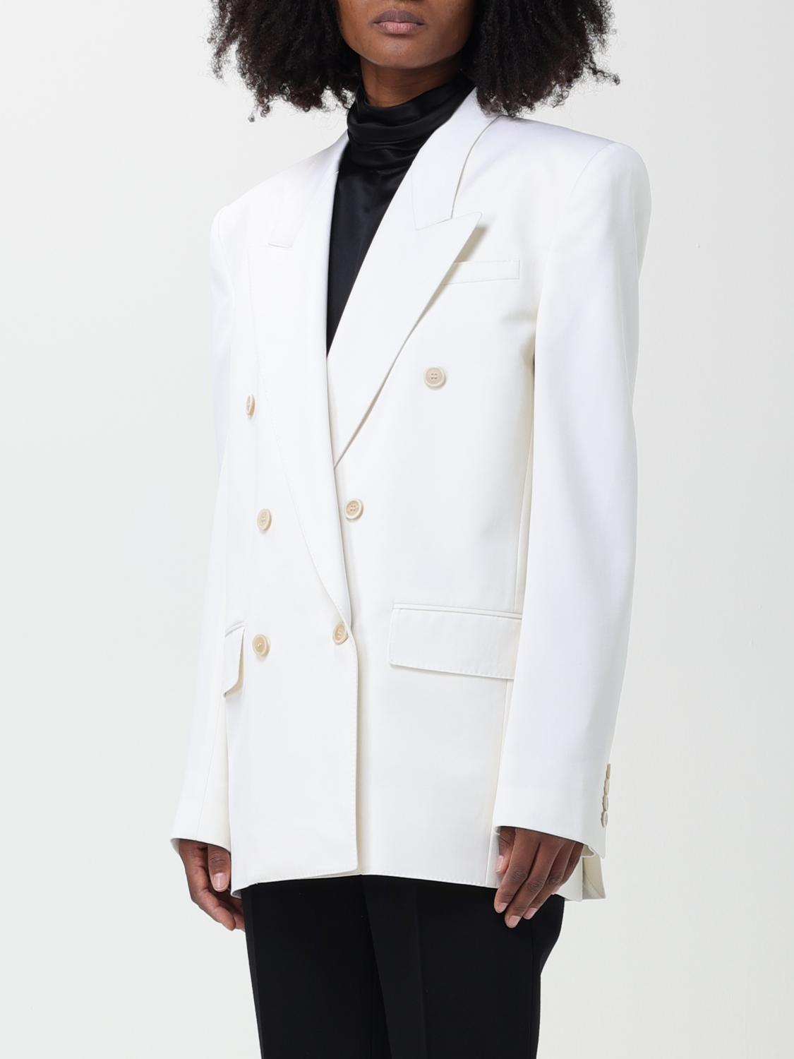 SAINT LAURENT BLAZER: Blazer damen Saint Laurent, Weiß - Img 4