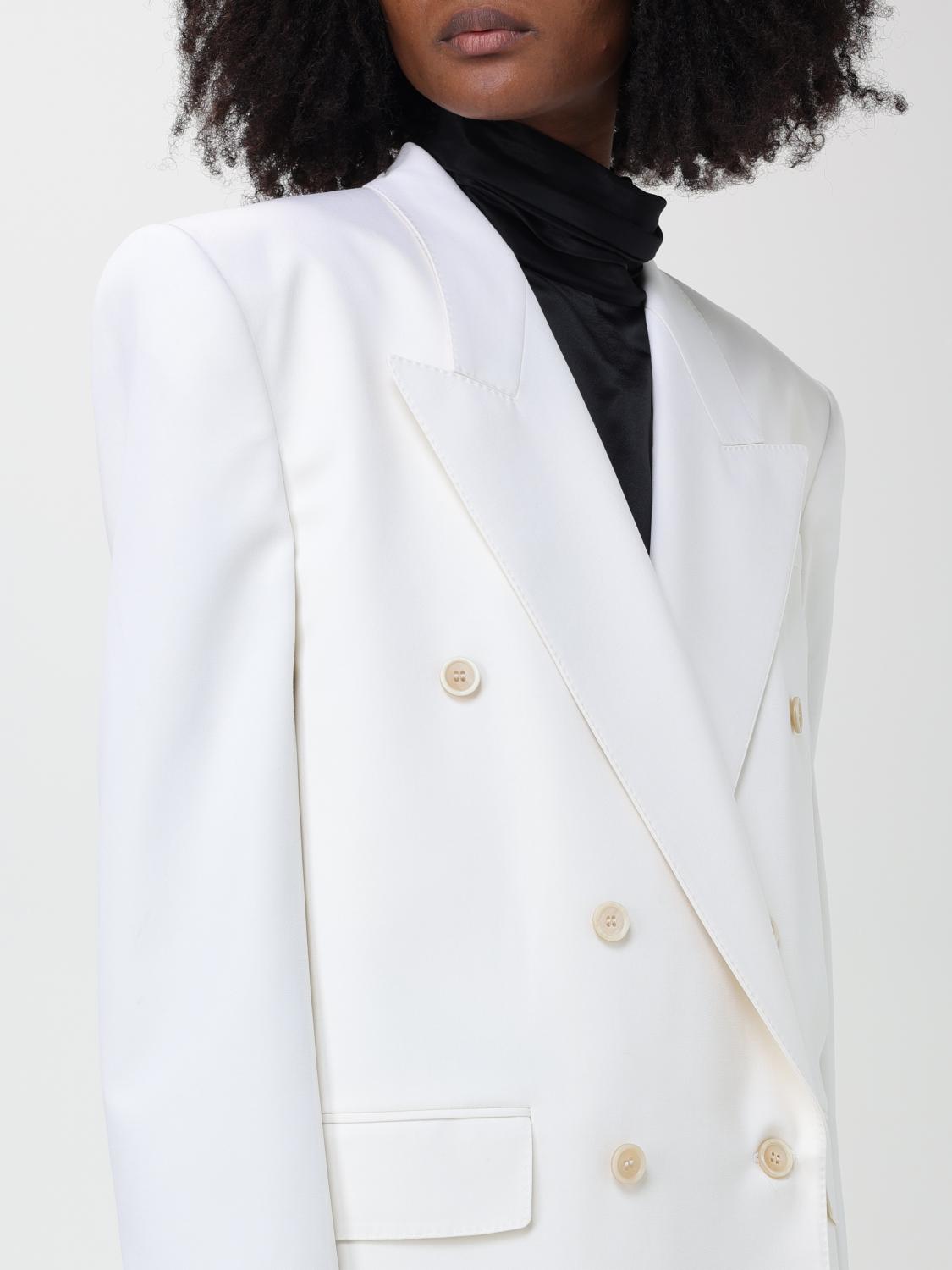 SAINT LAURENT BLAZER: Blazer damen Saint Laurent, Weiß - Img 5