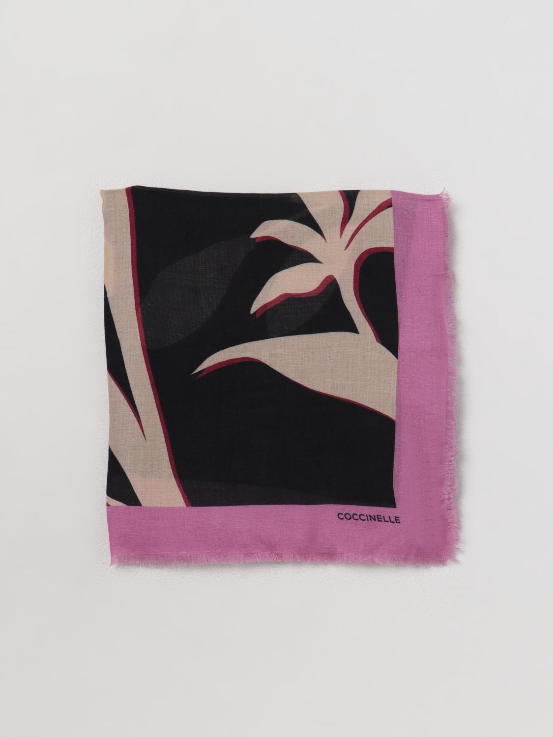 スカーフ COCCINELLE Woman Scarf Black E7SJY330101 M25 COCCINELLE: Neck scarf woman - Black | Coccinelle neck scarf