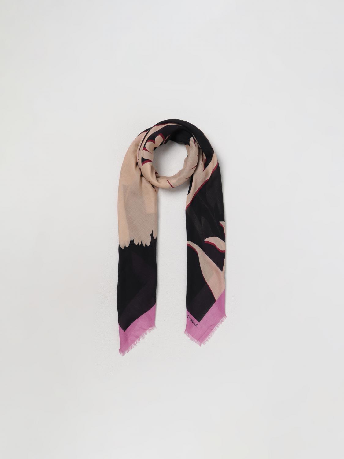 COCCINELLE: Neck scarf woman - Black | Coccinelle scarf