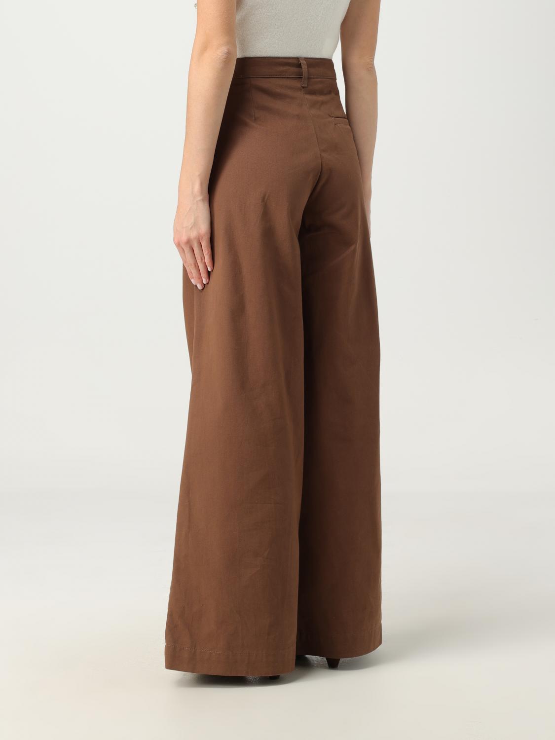 PINKO PANTS: Pants woman Pinko, Brown - Img 2