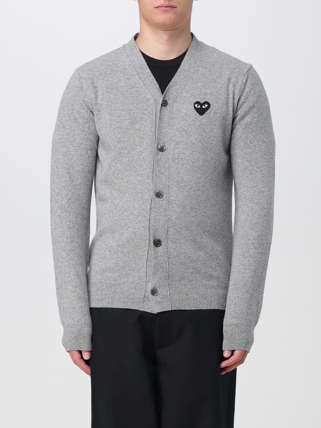 COMME DES GARCONS PLAY：セーター メンズ - グレー | GIGLIO.COM 