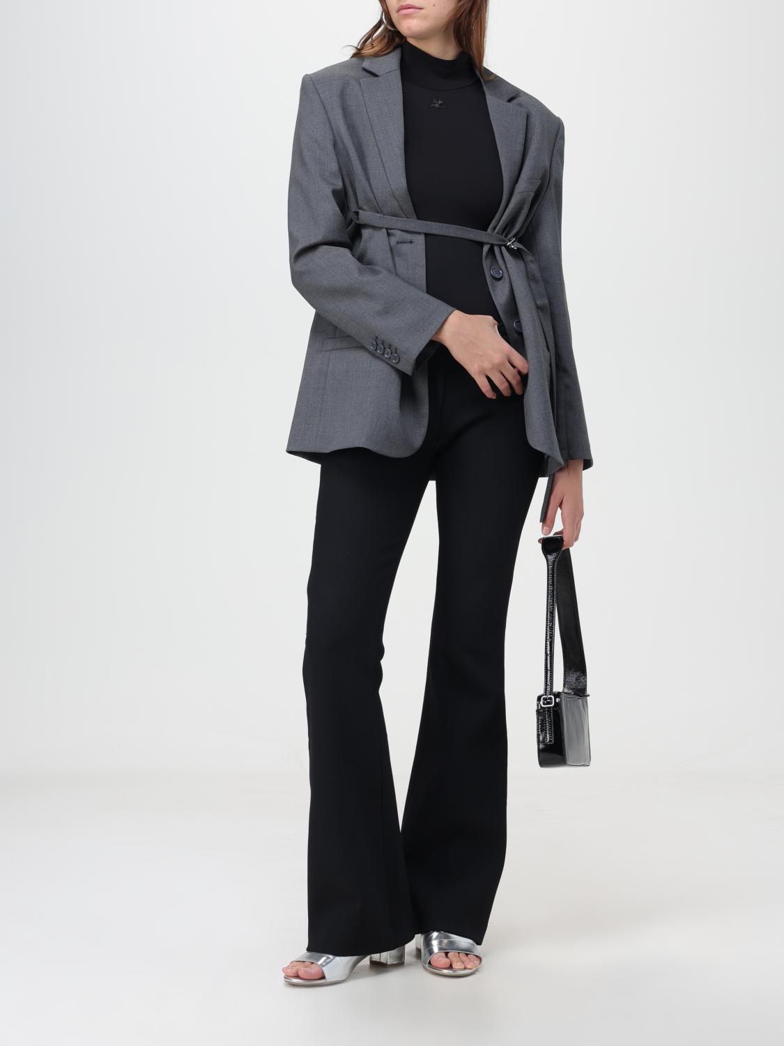 パンツ COURREGES Woman Pants Black 323CPA151VI0040 9999 Courrèges Outlet: Pants woman - Black | Courrèges pants