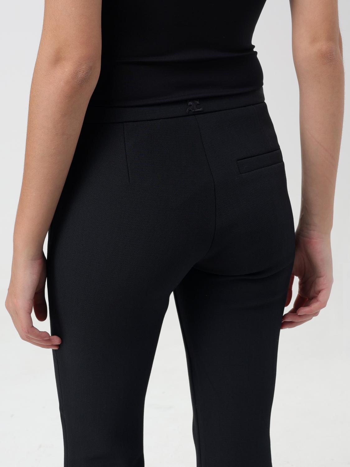 Courrèges Outlet: Pants woman - Black | Courrèges pants