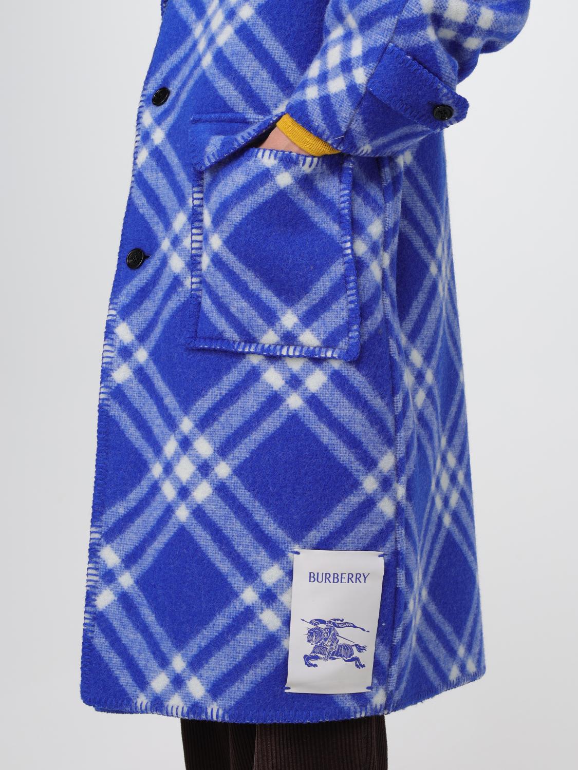 Burberry Coat men - Blue | 8078913 | GIGLIO.COM