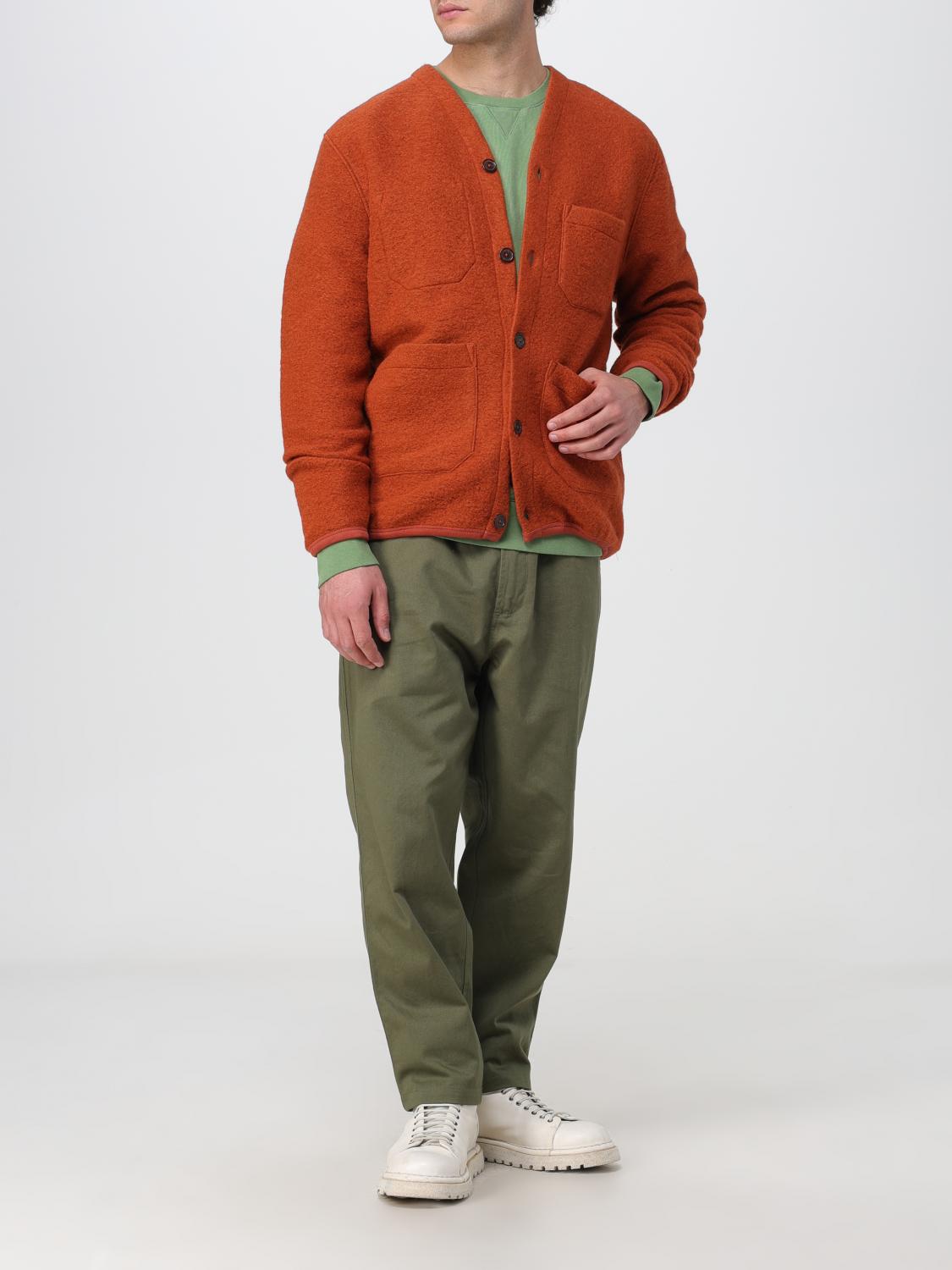 Orange Universal Works Red Cardigan Universal Works Orange Tibet