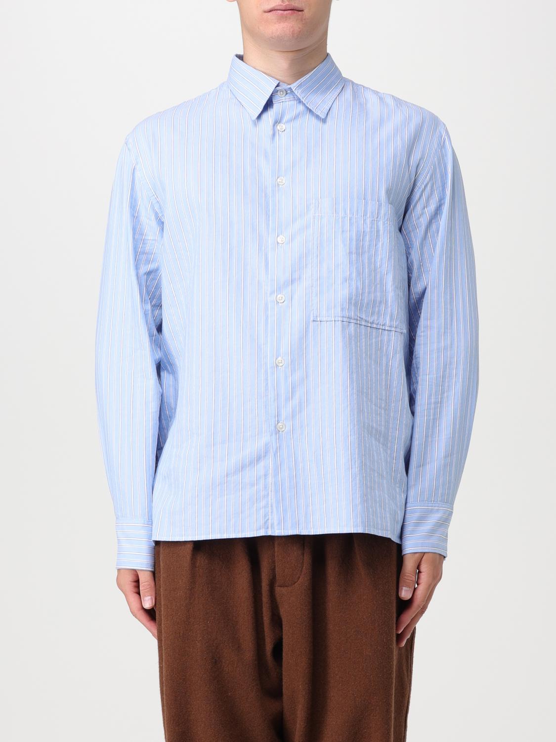UNIVERSAL WORKS CAMICIA: Camicia Universal Works in misto cotone, Blue - Img 1