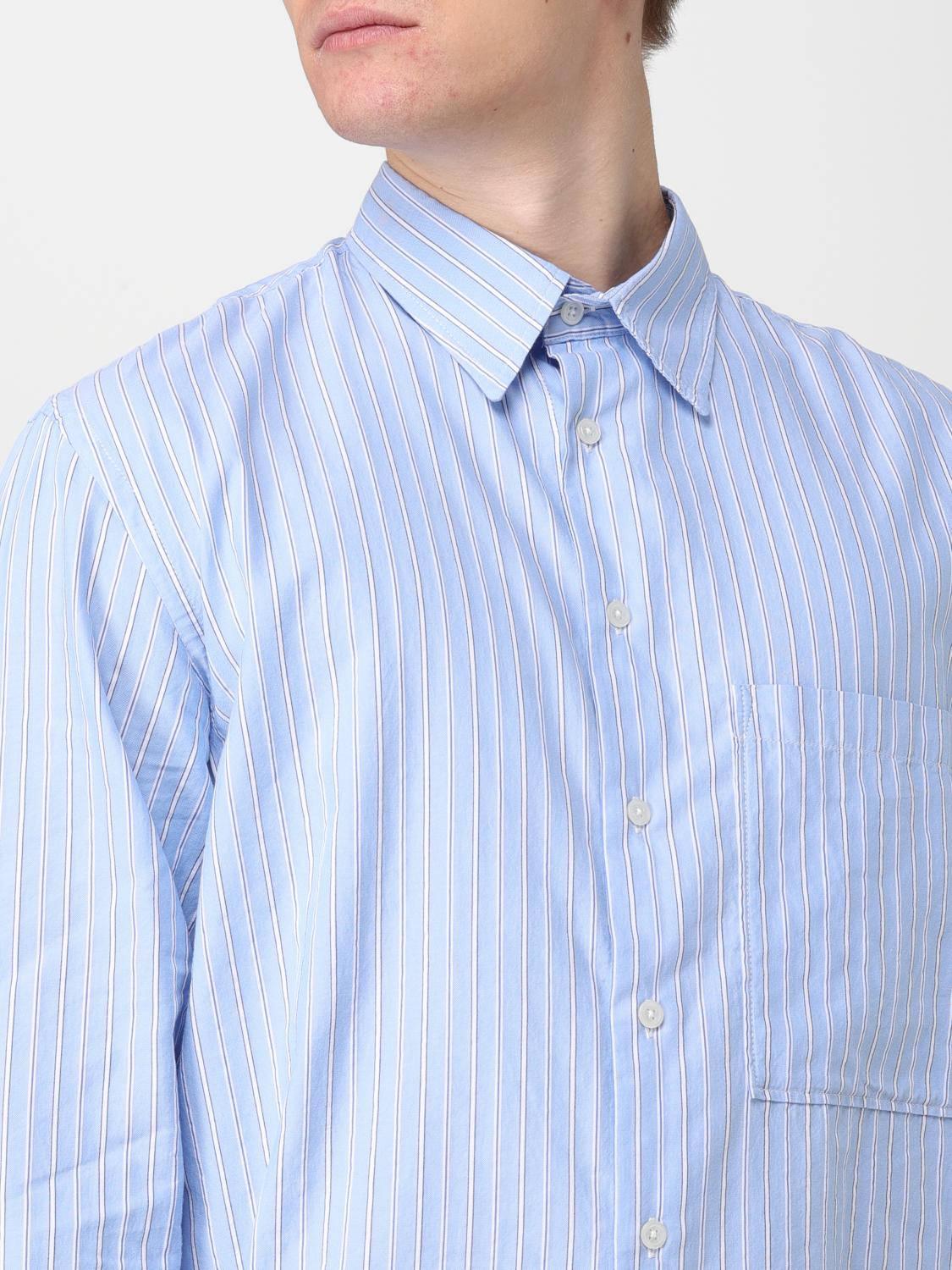 UNIVERSAL WORKS CAMICIA: Camicia Universal Works in misto cotone, Blue - Img 4