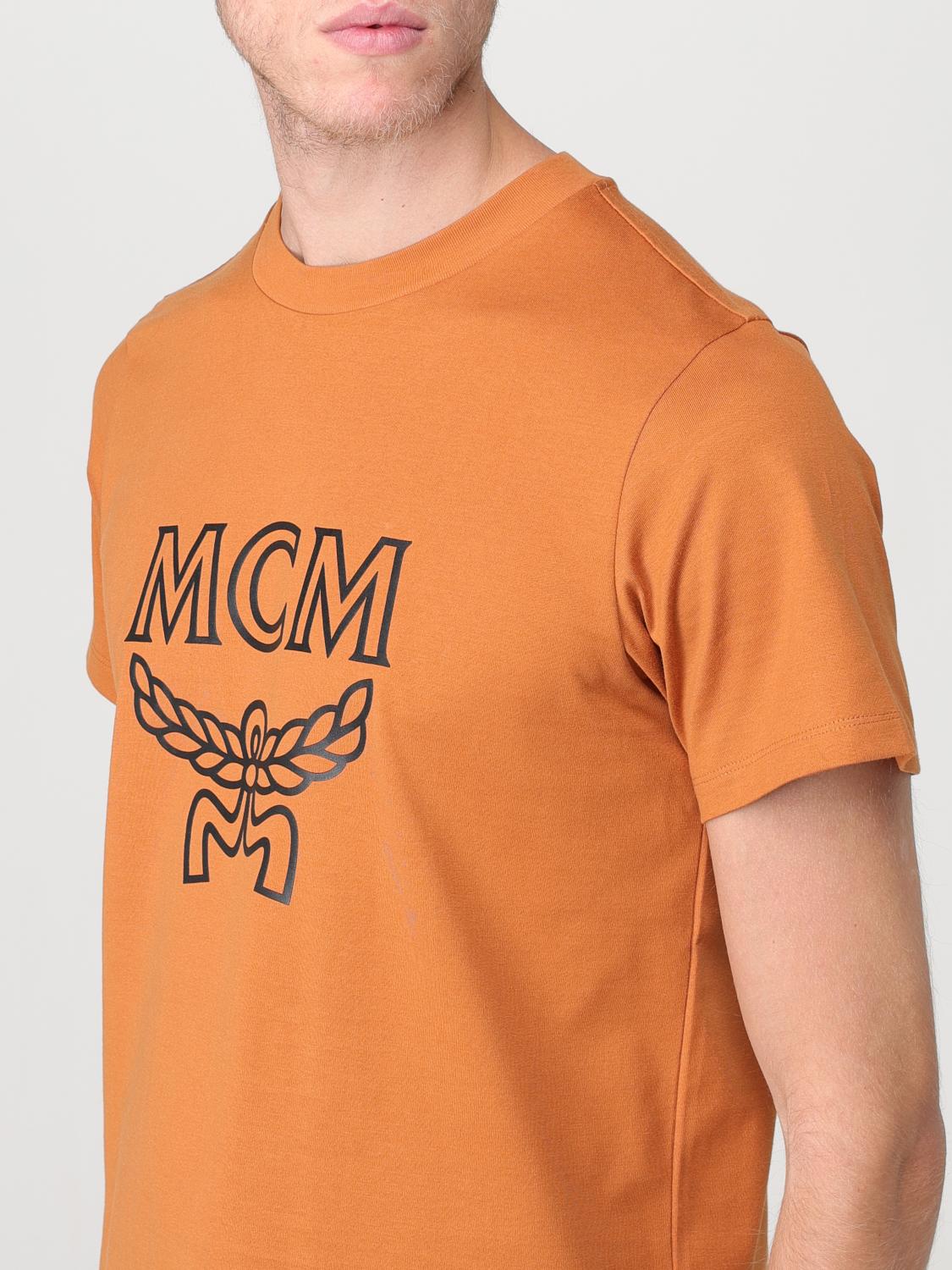 MCM T-SHIRT: T-shirt men Mcm, Orange - Img 3
