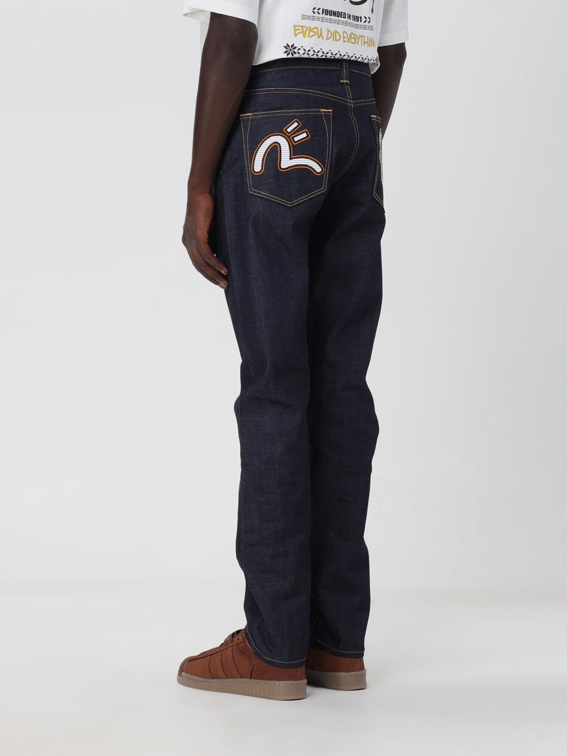 Evisu ジーンズ メンズ - インディゴ | 2EAHTM3JE105217CT | GIGLIO.COM