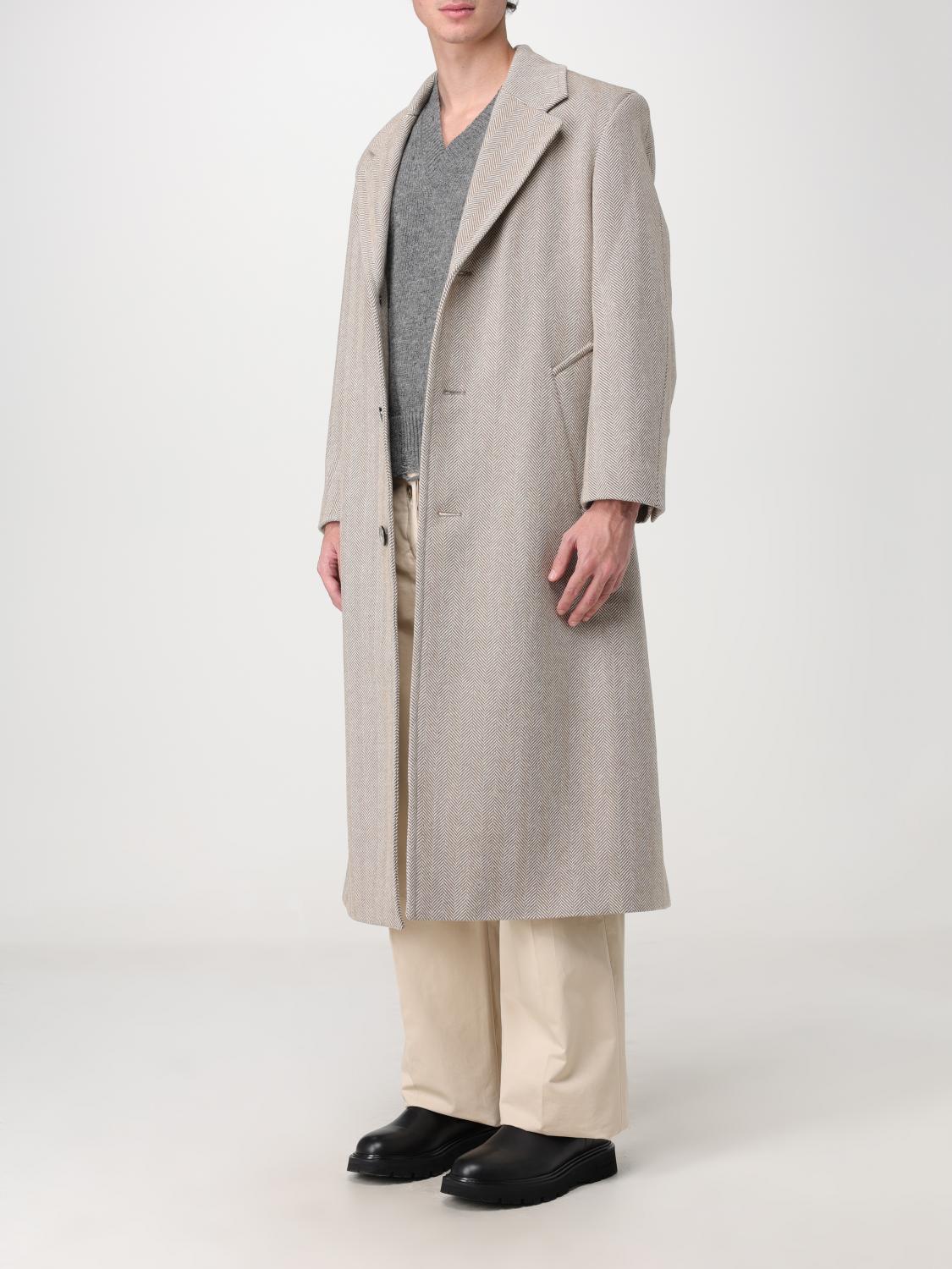 AMI PARIS CAPPOTTO: Coat men Ami Paris, Beige - Img 4