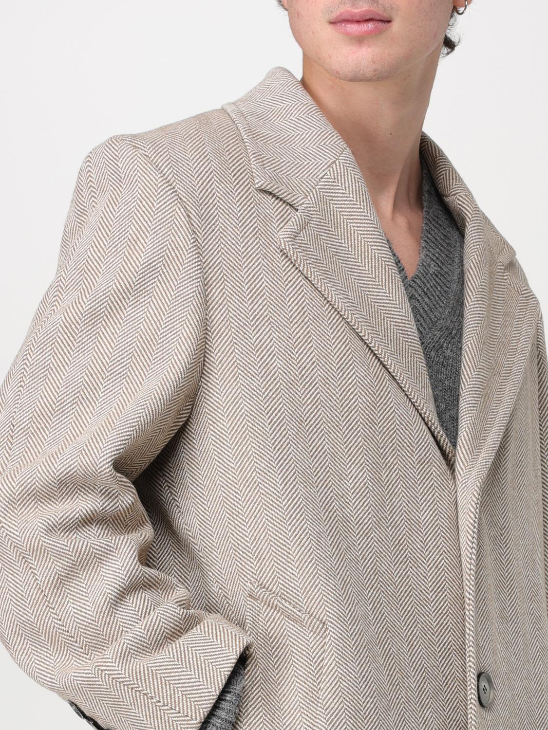 AMI PARIS CAPPOTTO: Coat men Ami Paris, Beige - Img 5