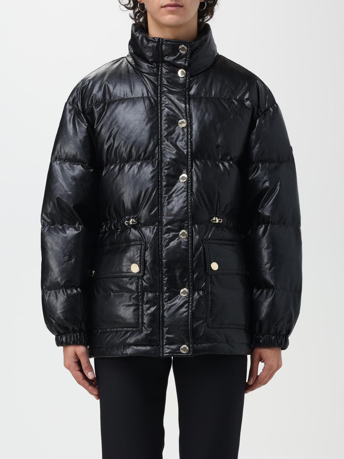 MICHAEL MICHAEL KORS down jacket in viscose Black Michael Michael Kors jacket MF320C35TR online at GIGLIO.COM