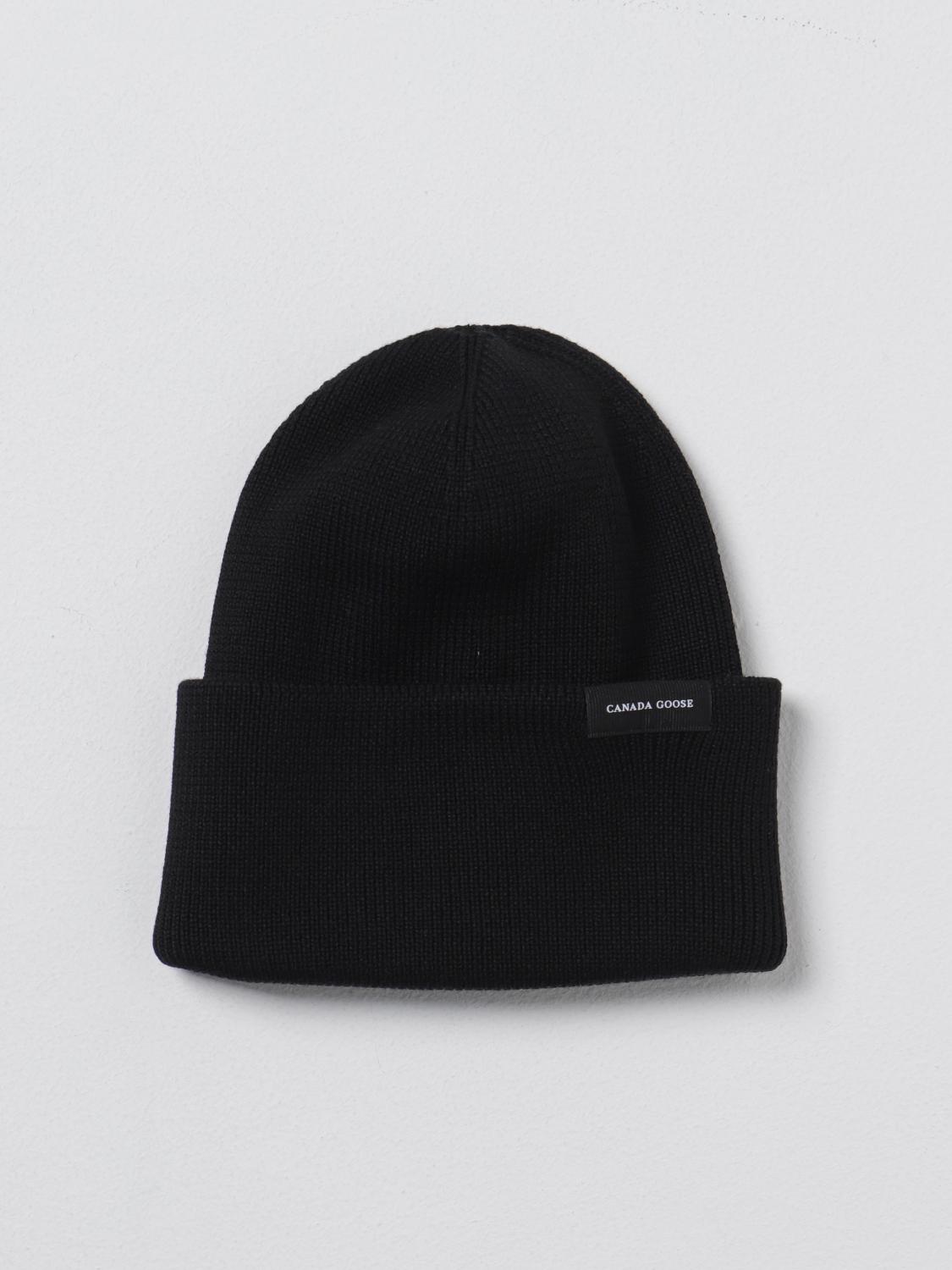 CANADA GOOSE: Hat men Black Canada Goose hat CG6936M347 online