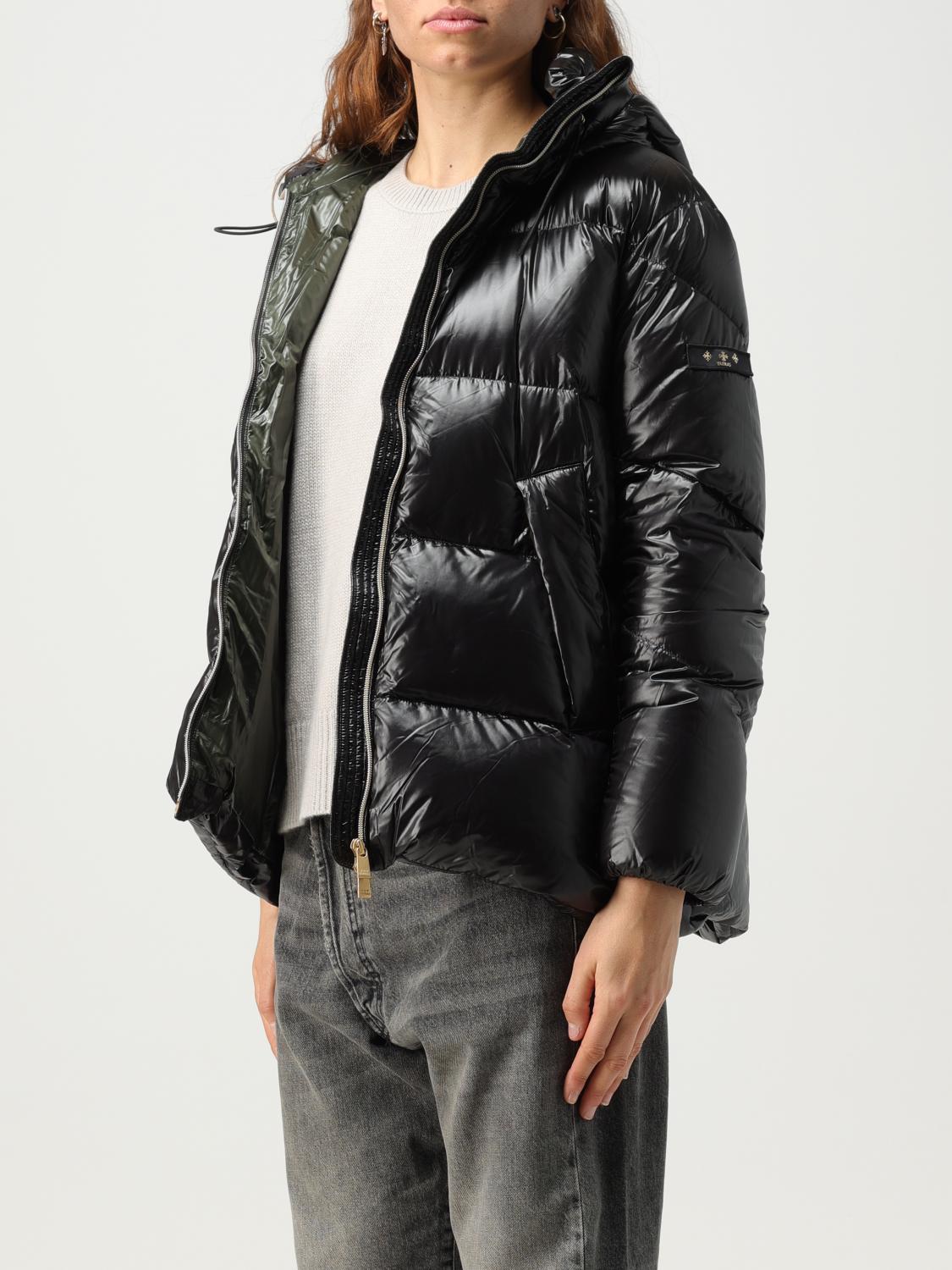 光*p様 TATRAS タトラス leather puffer jacket Tatras SFERA EBBASTA Solid Color Faux Leather Down Jacket
