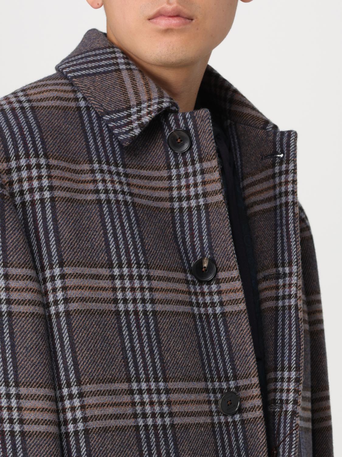 ETRO COAT: Coat men Etro, Brown - Img 5