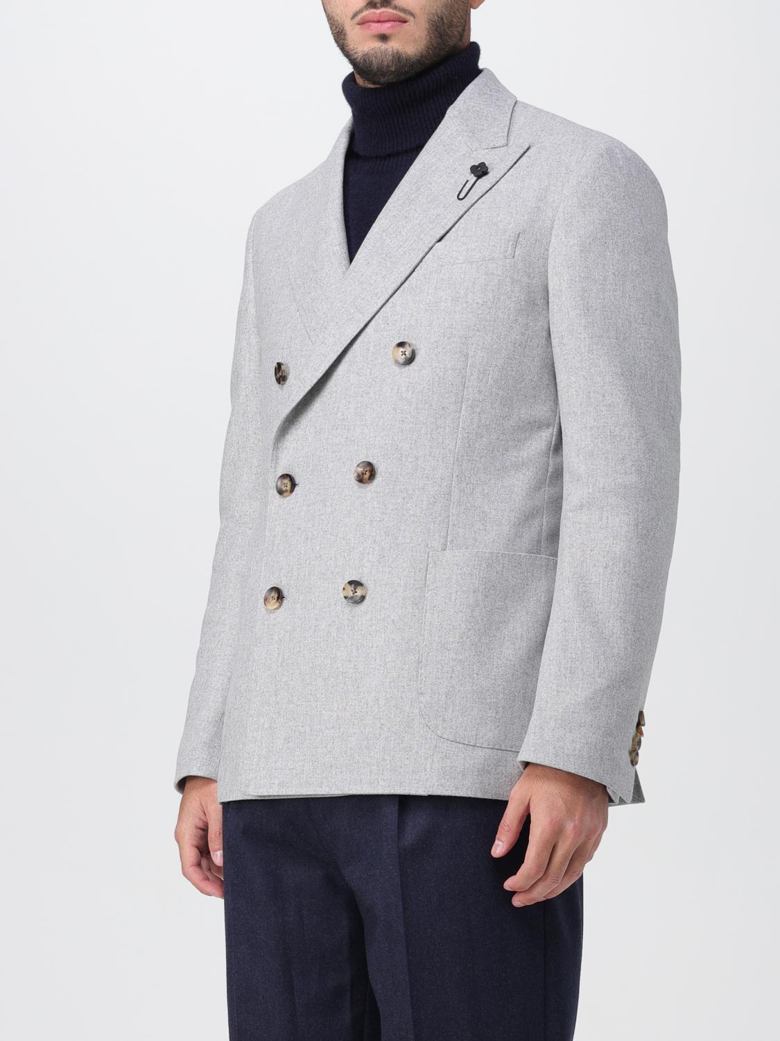 LARDINI JACKET: Jacket men Lardini, Grey - Img 3