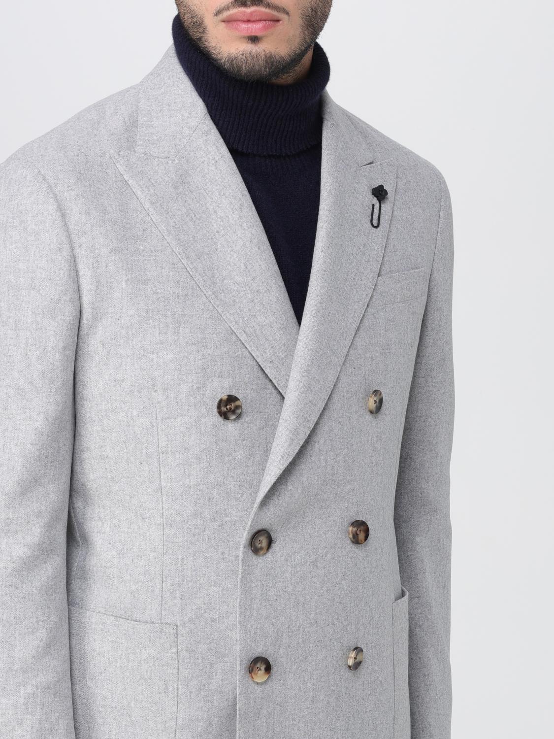 LARDINI JACKET: Jacket men Lardini, Grey - Img 4