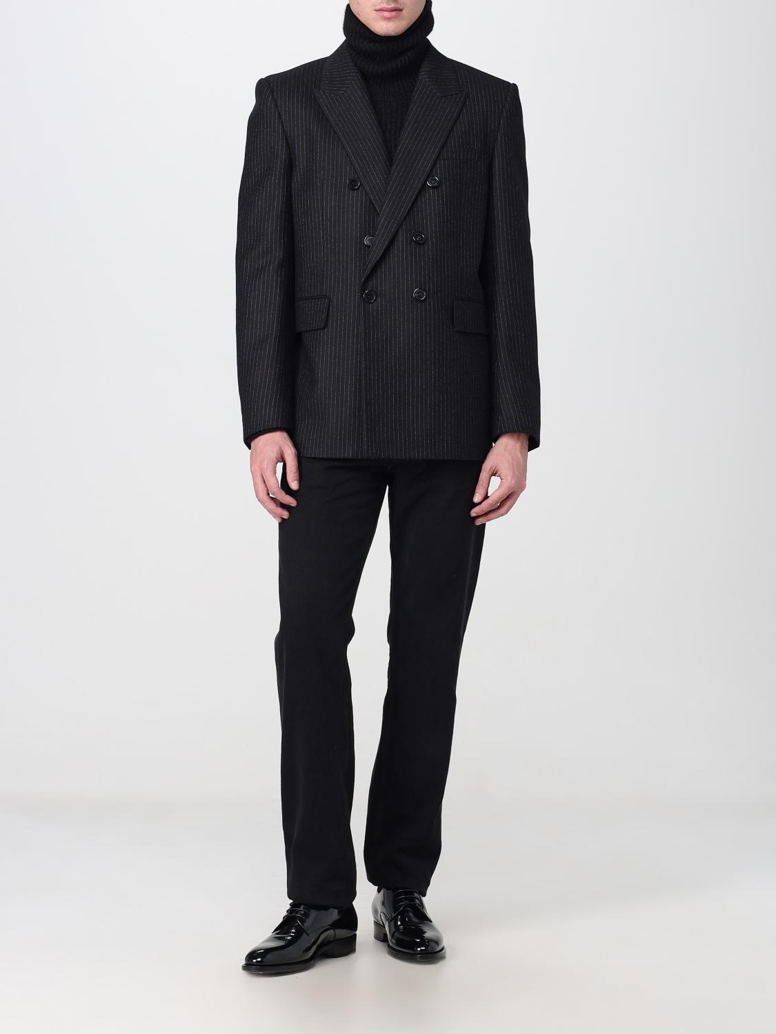 SAINT LAURENT 블레이저: 재킷 남성 Saint Laurent, 블랙 - Img 2