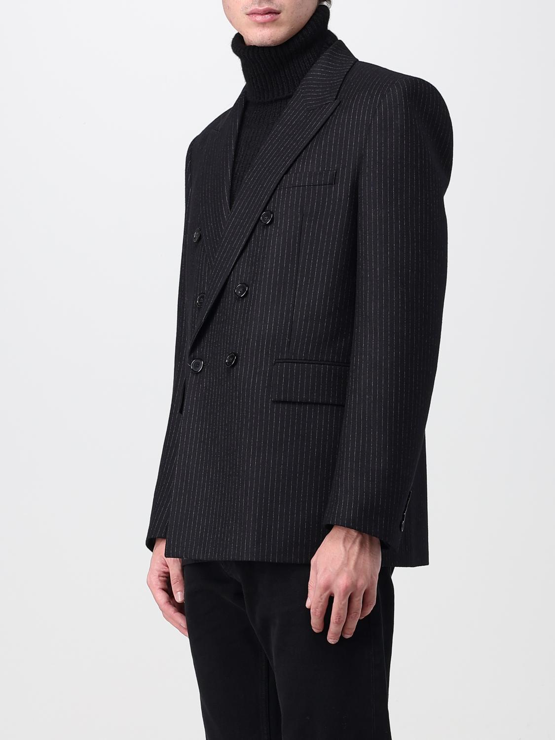 SAINT LAURENT 블레이저: 재킷 남성 Saint Laurent, 블랙 - Img 4