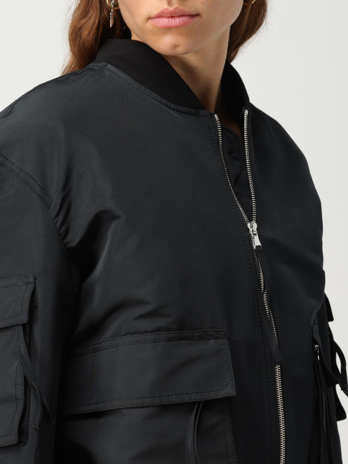 Jacket Chb Machine CHB: Jacket woman - Black | Chb jacket BJ02FL01 online at GIGLIO.COM