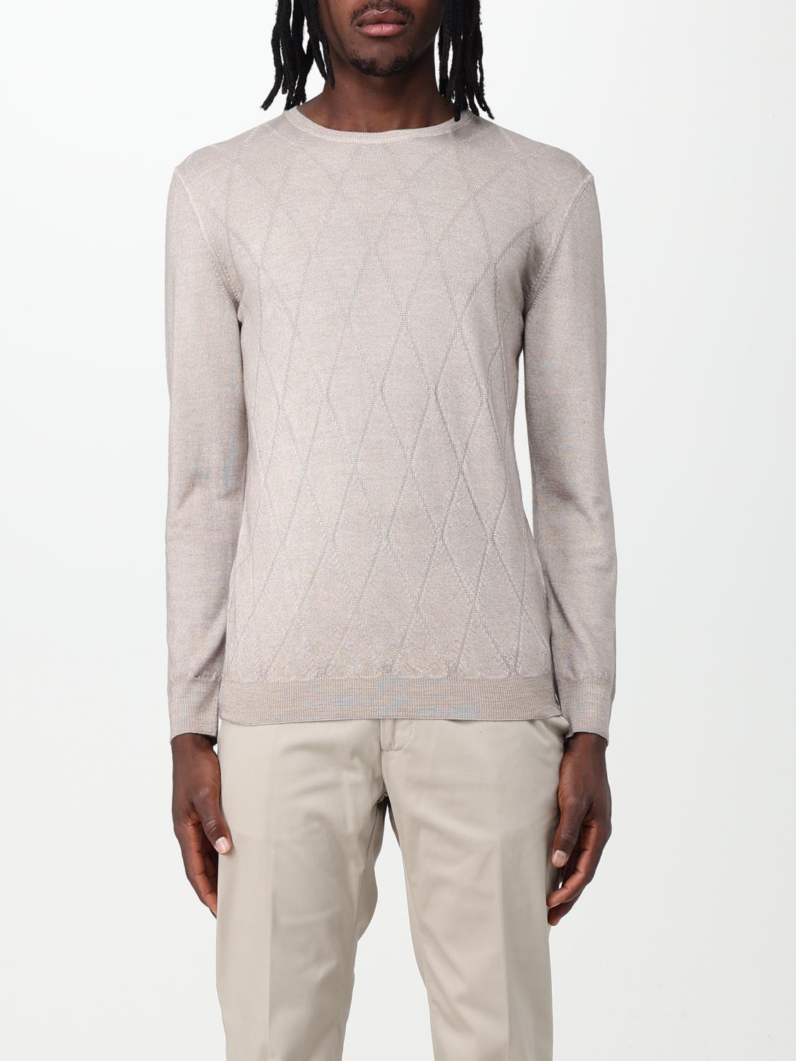 Liu Jo Gray Marabou Sweatshirt