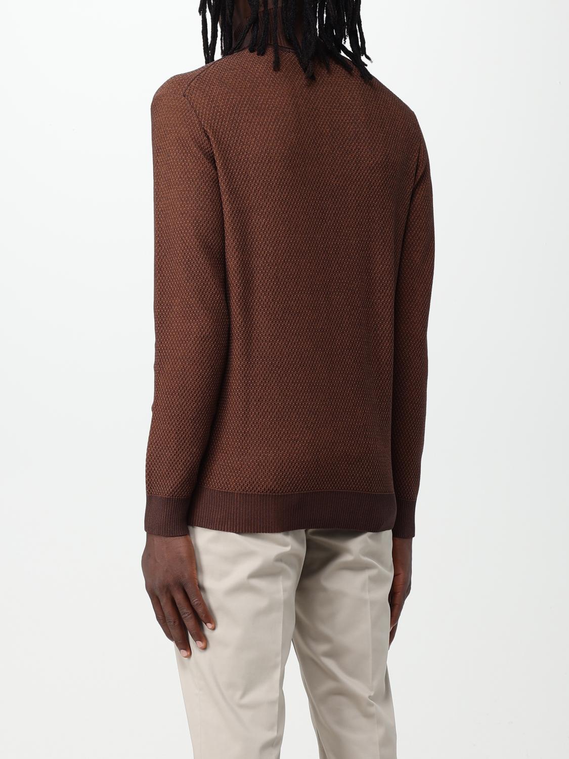 LIU JO PULLOVER: Pullover herren Liu Jo, Kaffee Braun - Img 2