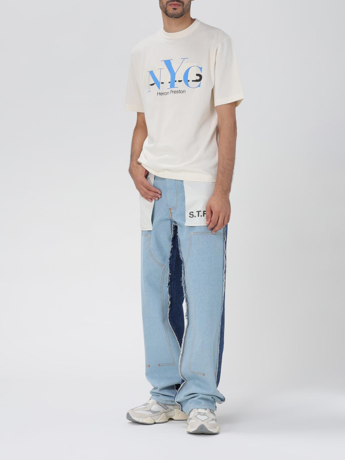 HERON PRESTON 티셔츠: 티셔츠 남성 Heron Preston, 아이보리 - Img 2