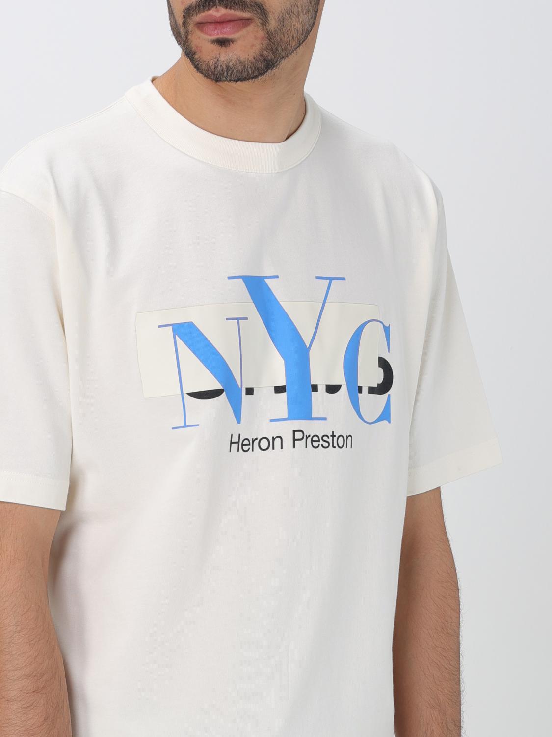 HERON PRESTON 티셔츠: 티셔츠 남성 Heron Preston, 아이보리 - Img 4