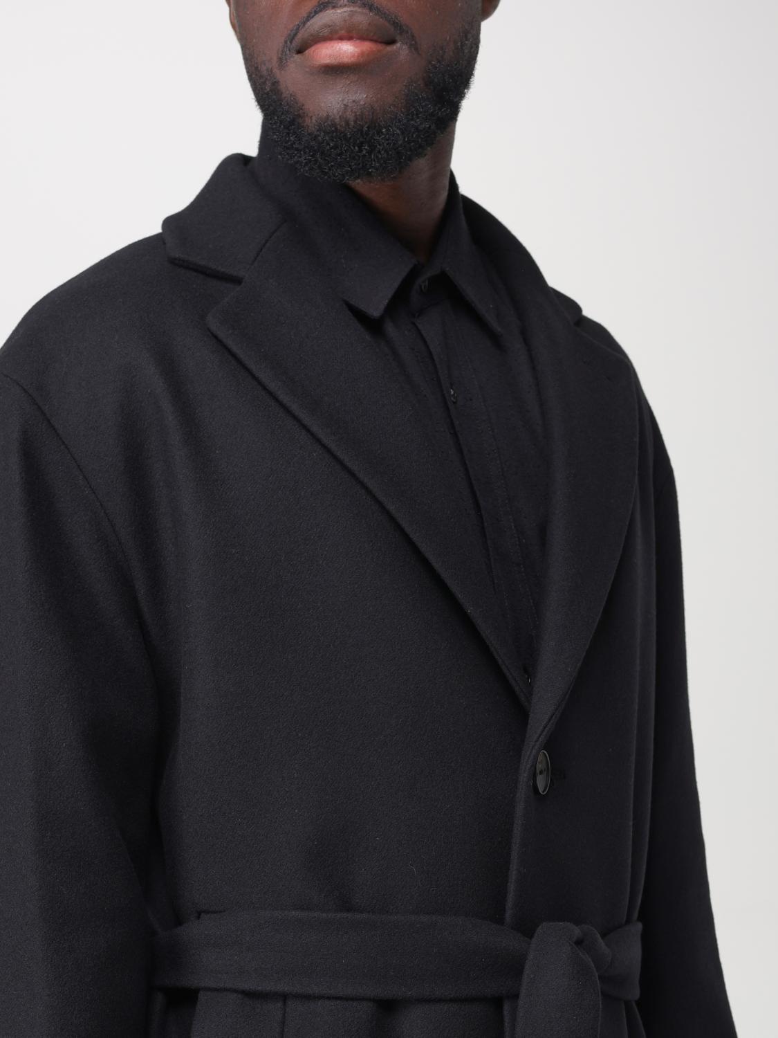 HEVO: Coat men - Black | Hevo coat CISTERNINOE725 online at GIGLIO.COM