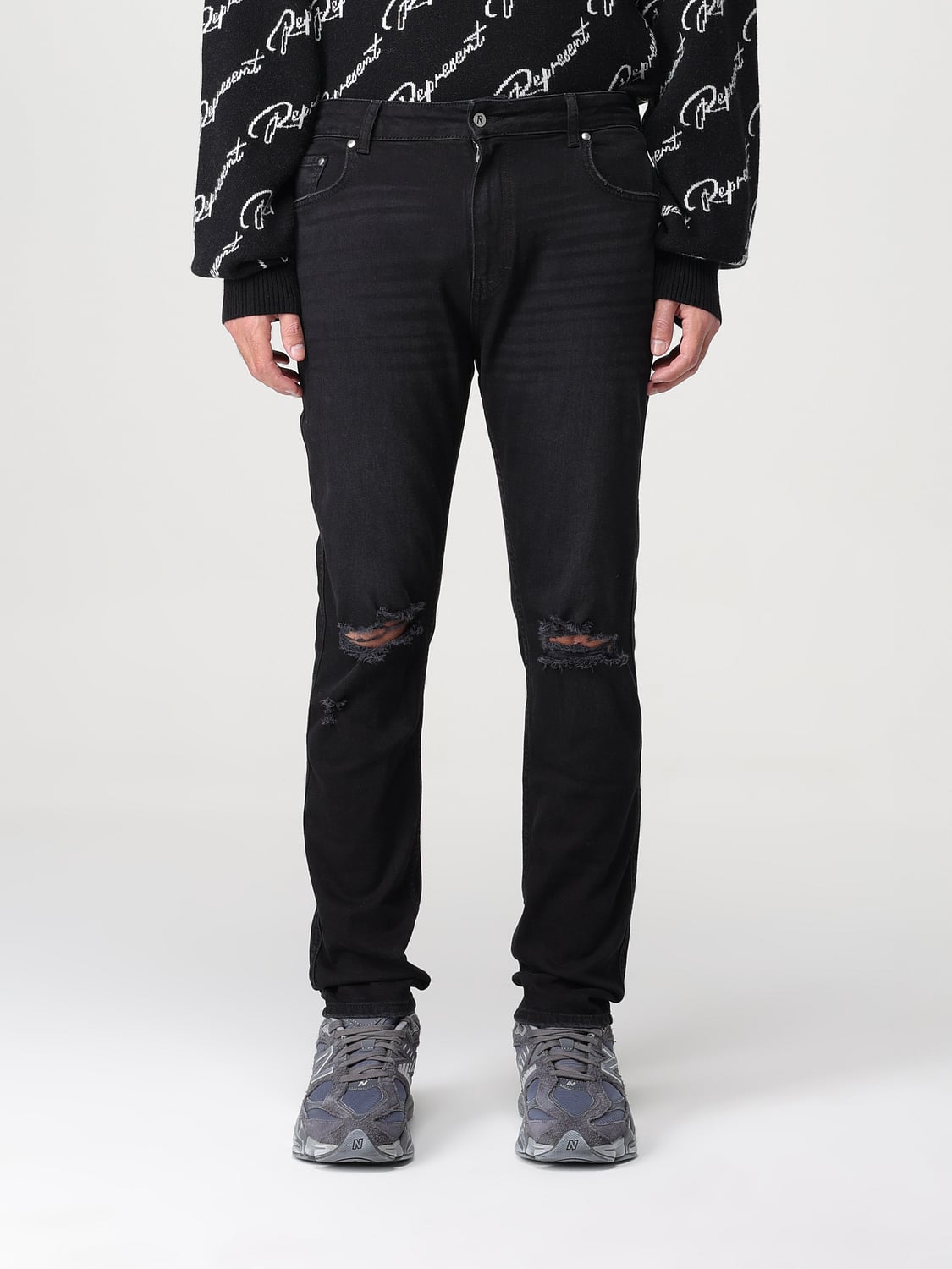 REPRESENT JEANS: Jeans herren Represent, Schwarz - Img 1