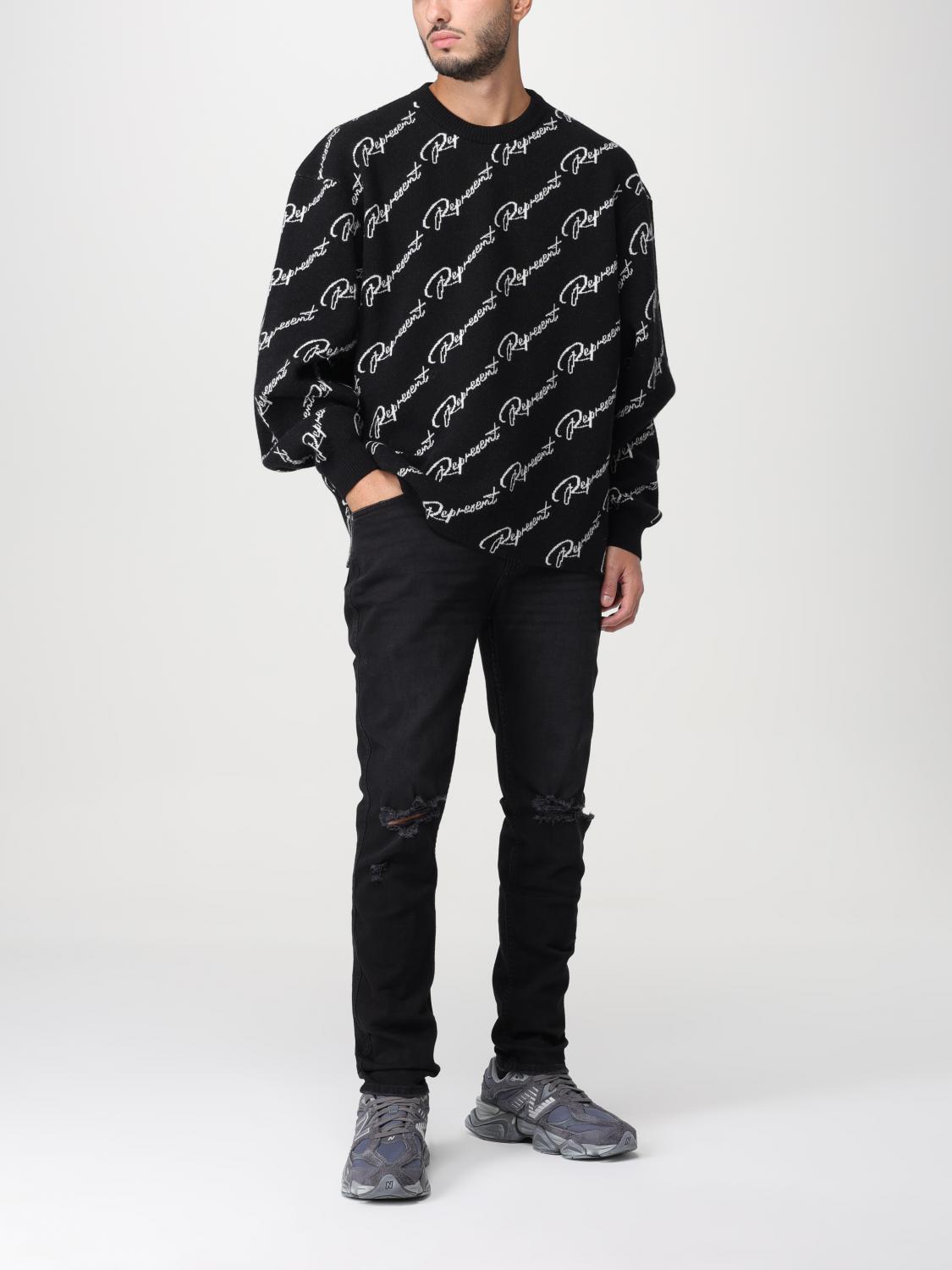 REPRESENT SWEATER: Sweater men Represent, Black - Img 2