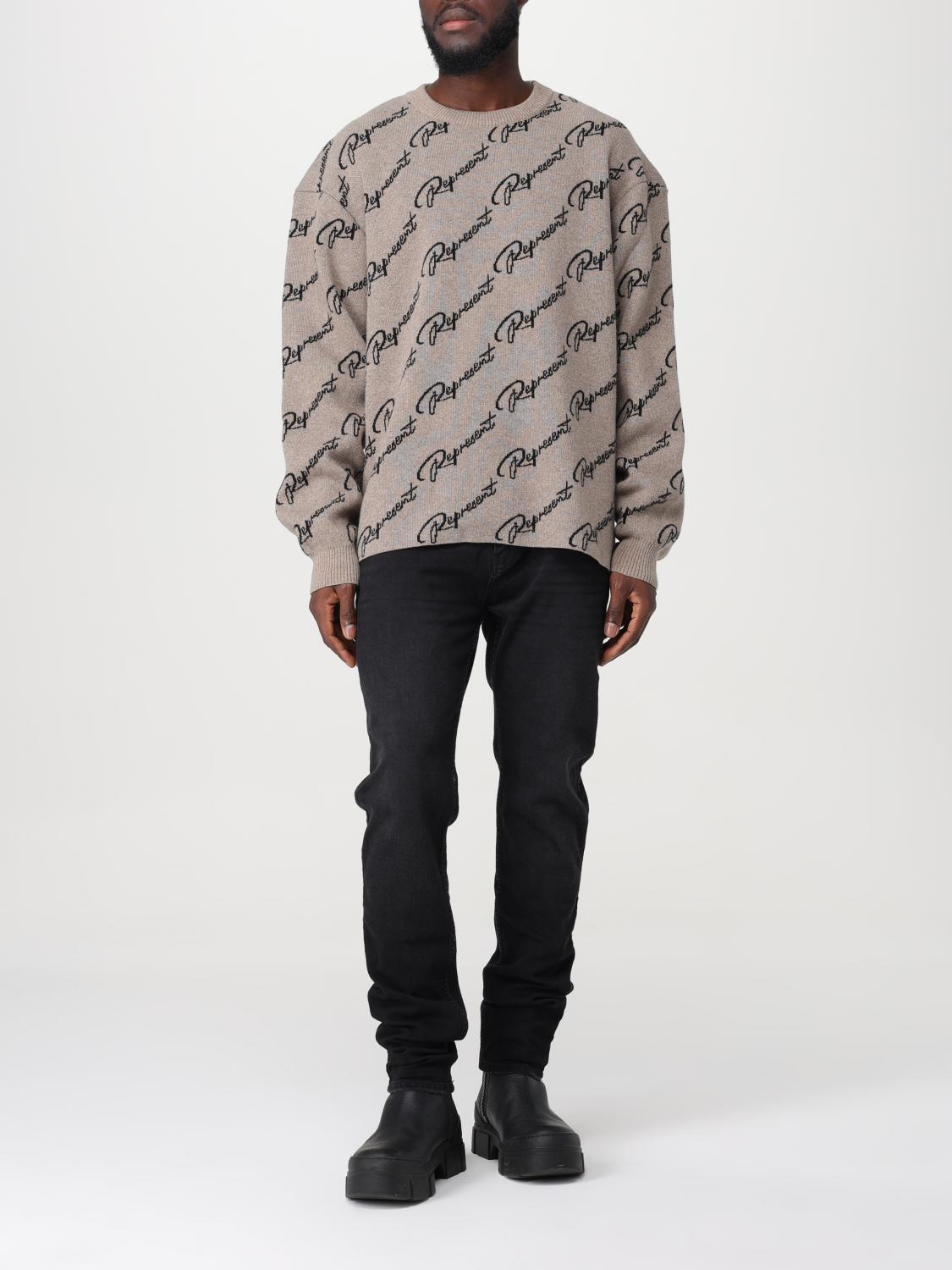REPRESENT PULLOVER: Pullover herren Represent, Grau - Img 2