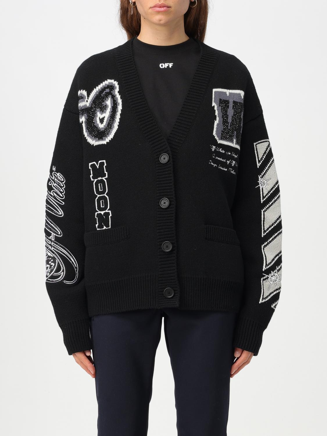 Off-White カーディガン レディース - ブラック | OWHB044F23KNI001