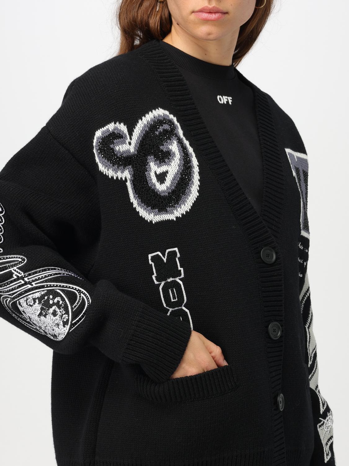 Off-White カーディガン レディース - ブラック | OWHB044F23KNI001