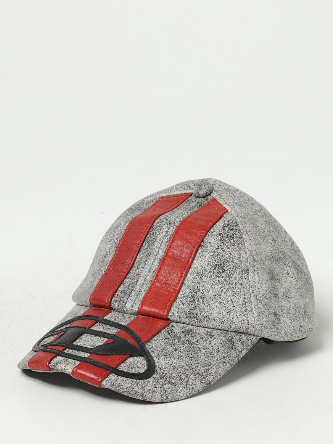 DIESEL | C-OLAV CAP A118550HLAZ 92C キャップ Diesel Outlet: C-Olav hat in aged leather - Multicolor