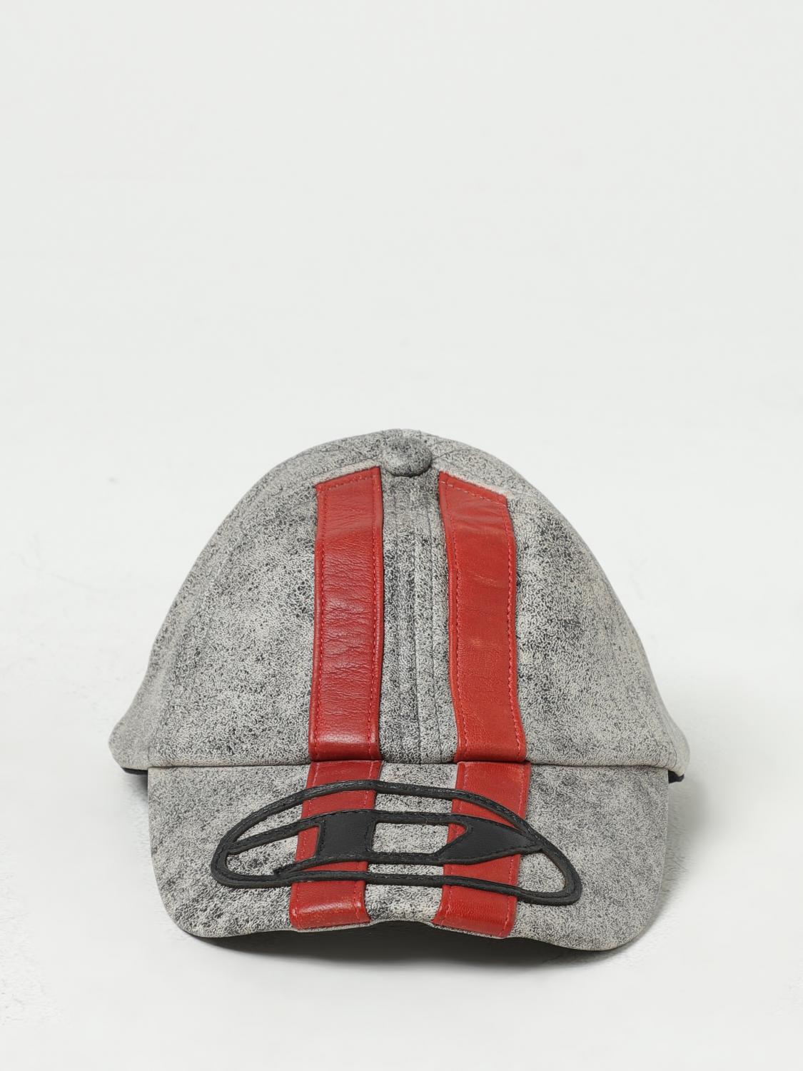 DIESEL HAT: Diesel C-Olav hat in aged leather, Multicolor - Img 2
