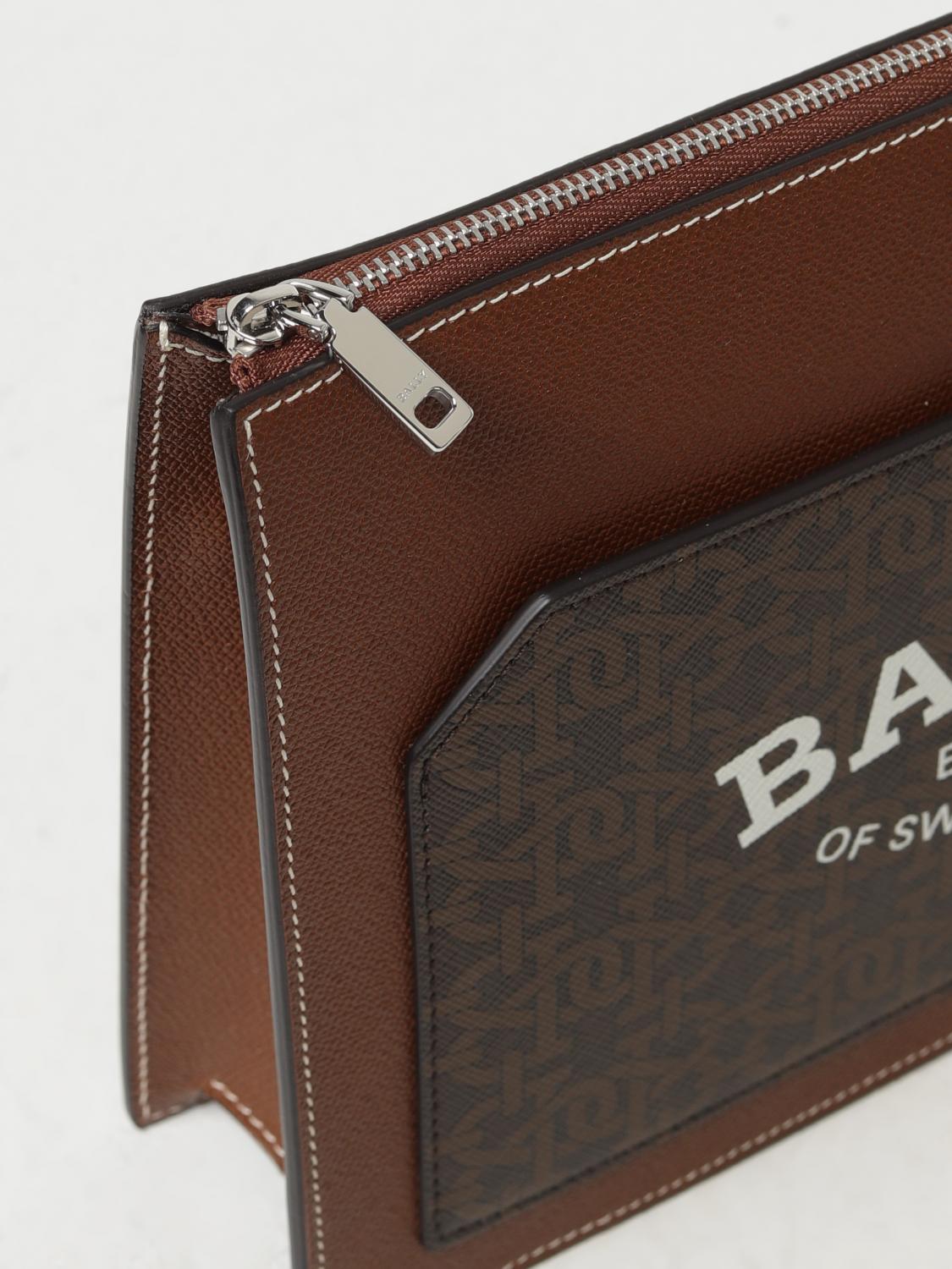 BALLY BORSA A TRACOLLA: Bally bag in grained leather, Leather - Img 3