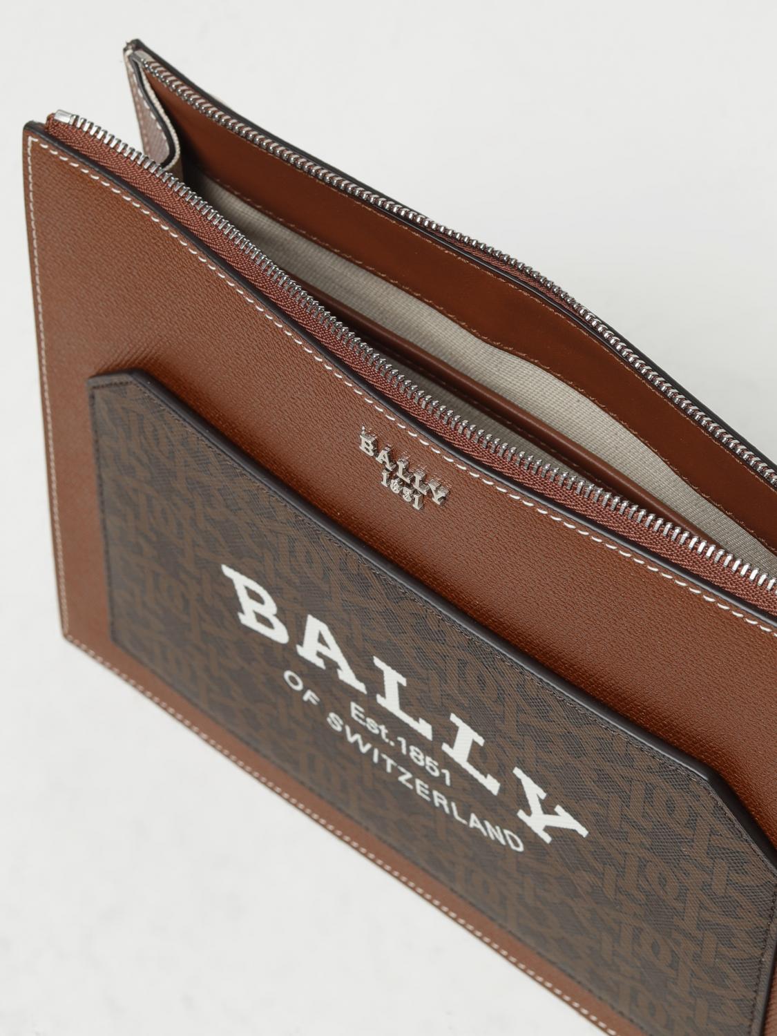 BALLY BORSA A TRACOLLA: Bally bag in grained leather, Leather - Img 4