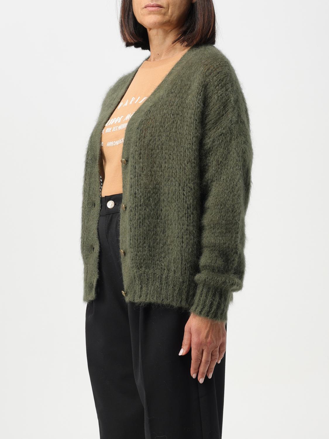 PHILIPPE MODEL CARDIGAN: Cardigan woman Philippe Model, Green - Img 3