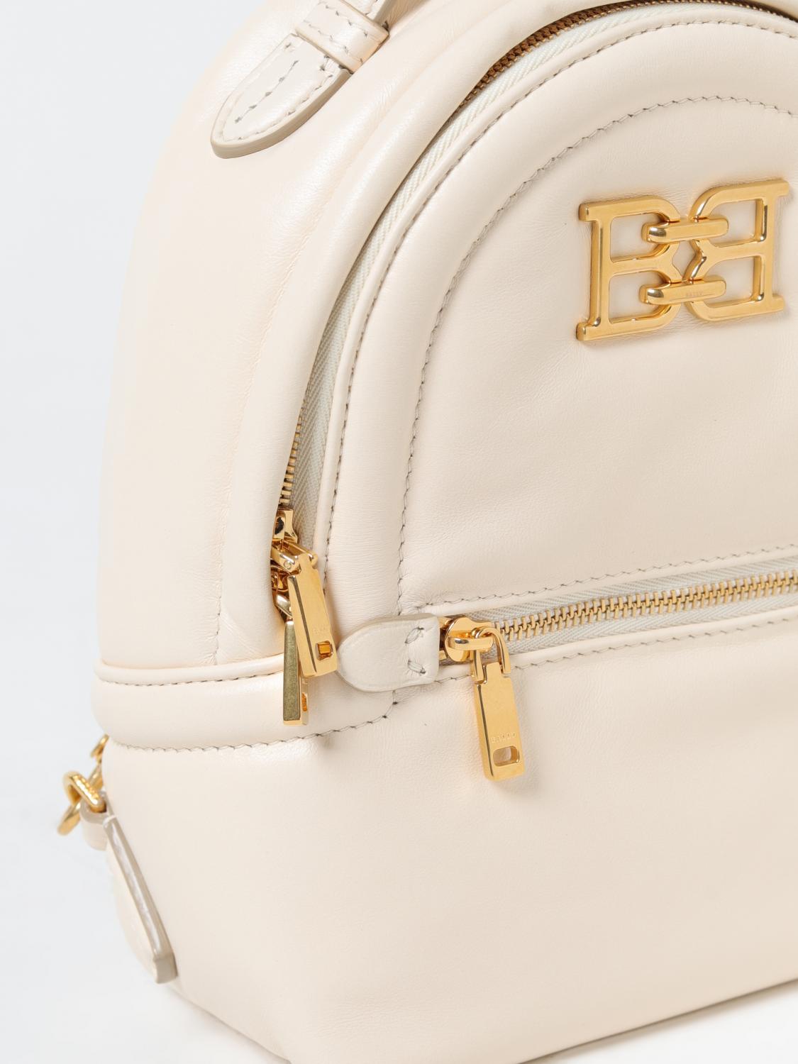 bally mini backpack Bally backpack in nappa with monogram plaque