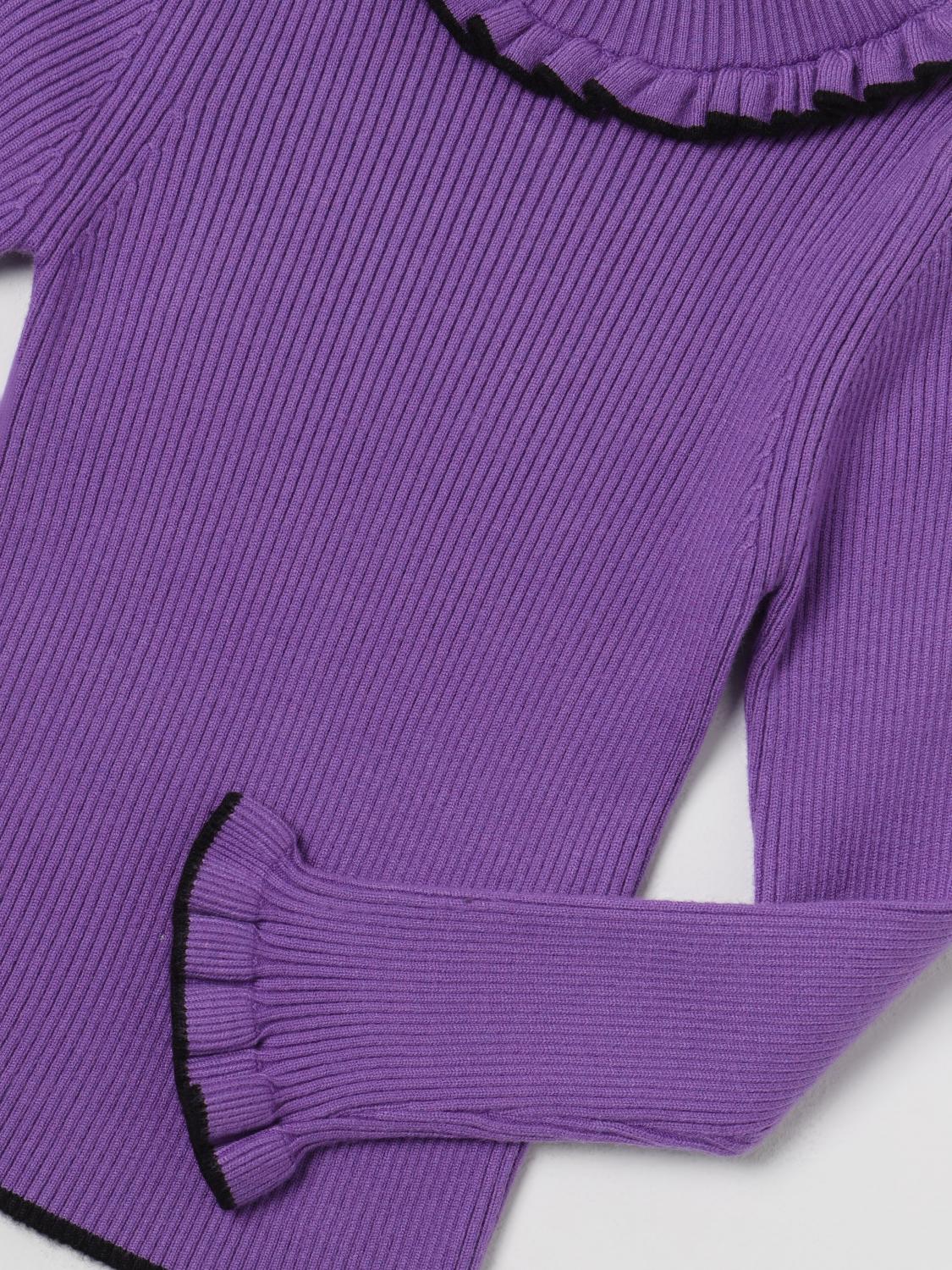 MSGM KIDS JERSEY: Jersey niños MSGM Kids, Lila - Img 3