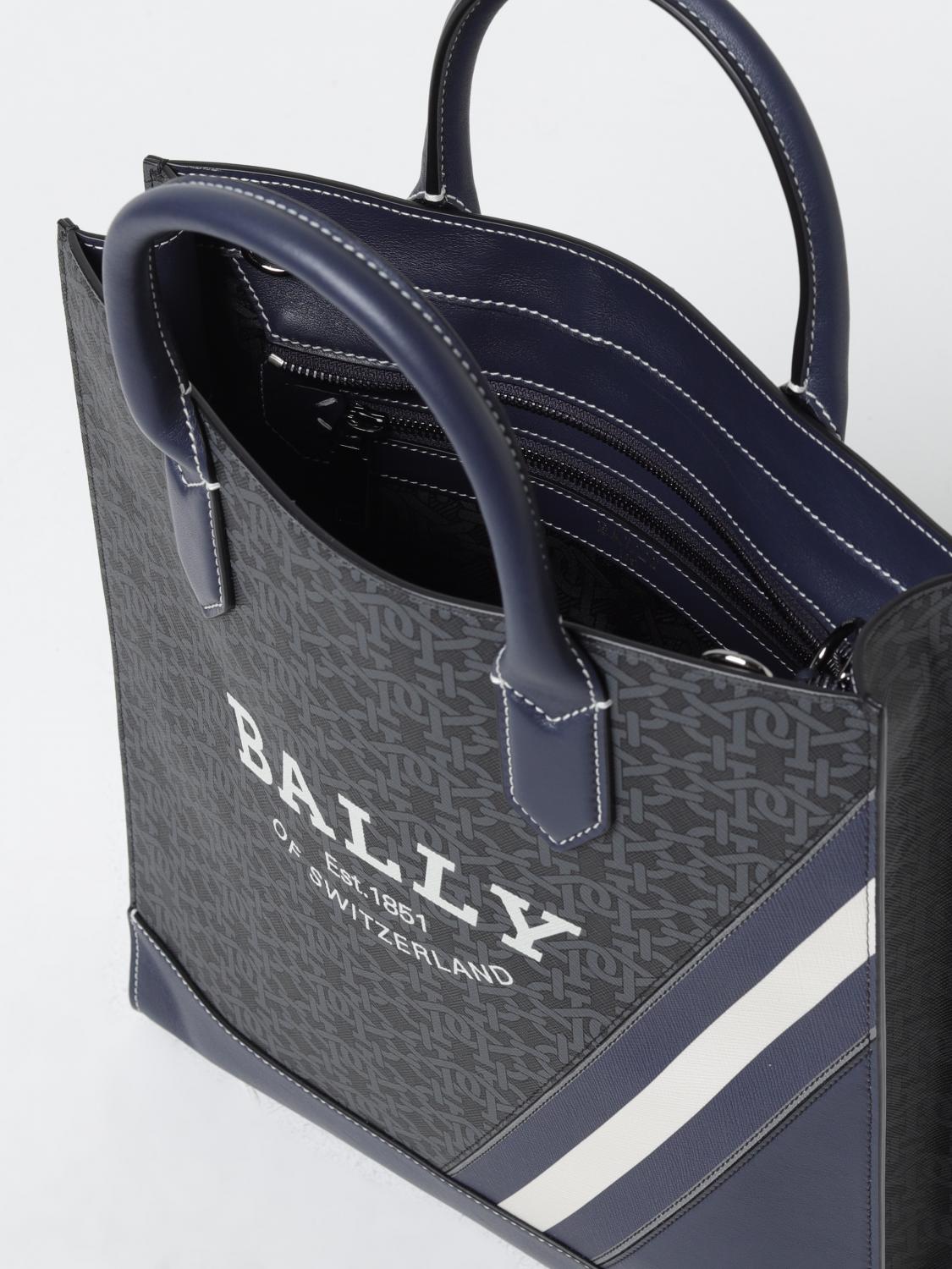 BALLY SHOULDER BAG: Bags men Bally, Blue - Img 4